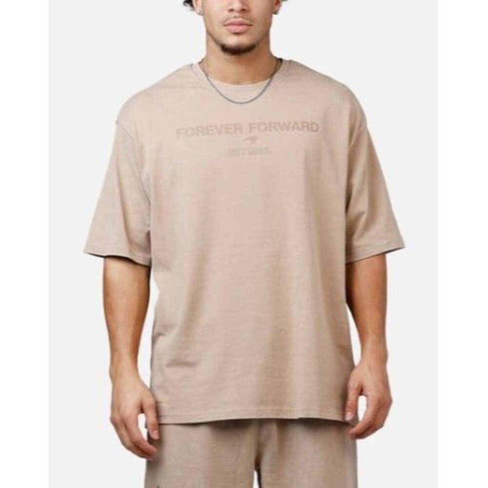 New Era x McLaren Speedmark Taupe T-Shirt Mens Size XXL F1 Racing Shirt 60653413